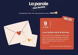 La parole aux textes : Love Letters d'A.R Gurney