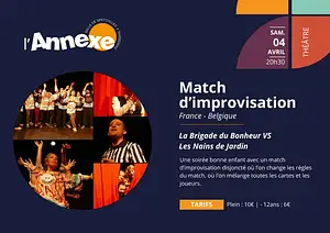Théâtre : Un match France / Belgique pas comme les autres !