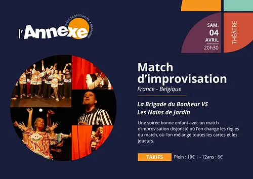 Théâtre : Un match France / Belgique pas comme les autres !