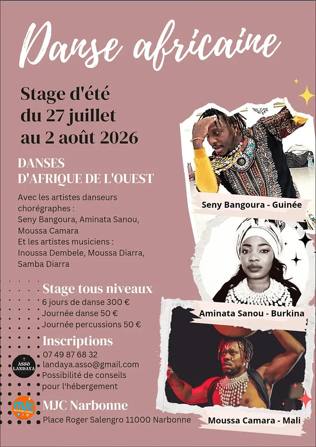 Stage d'été : Danse africaine