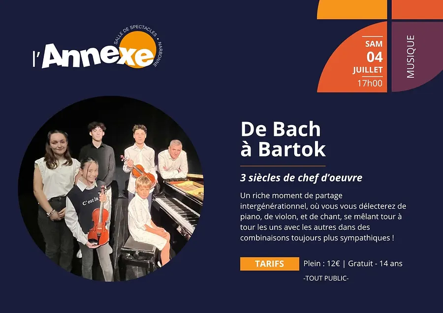 Concert de Bach à Bartok